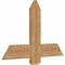 Ekena Millwork Eugene Smooth Timber Gable Bracket, Western Red Cedar, 36"W x 24"H x 1 1/2"D x 5 1/2"F, 16/12 Pitch GBW036X24X0206EUG00SWR - alternate 5